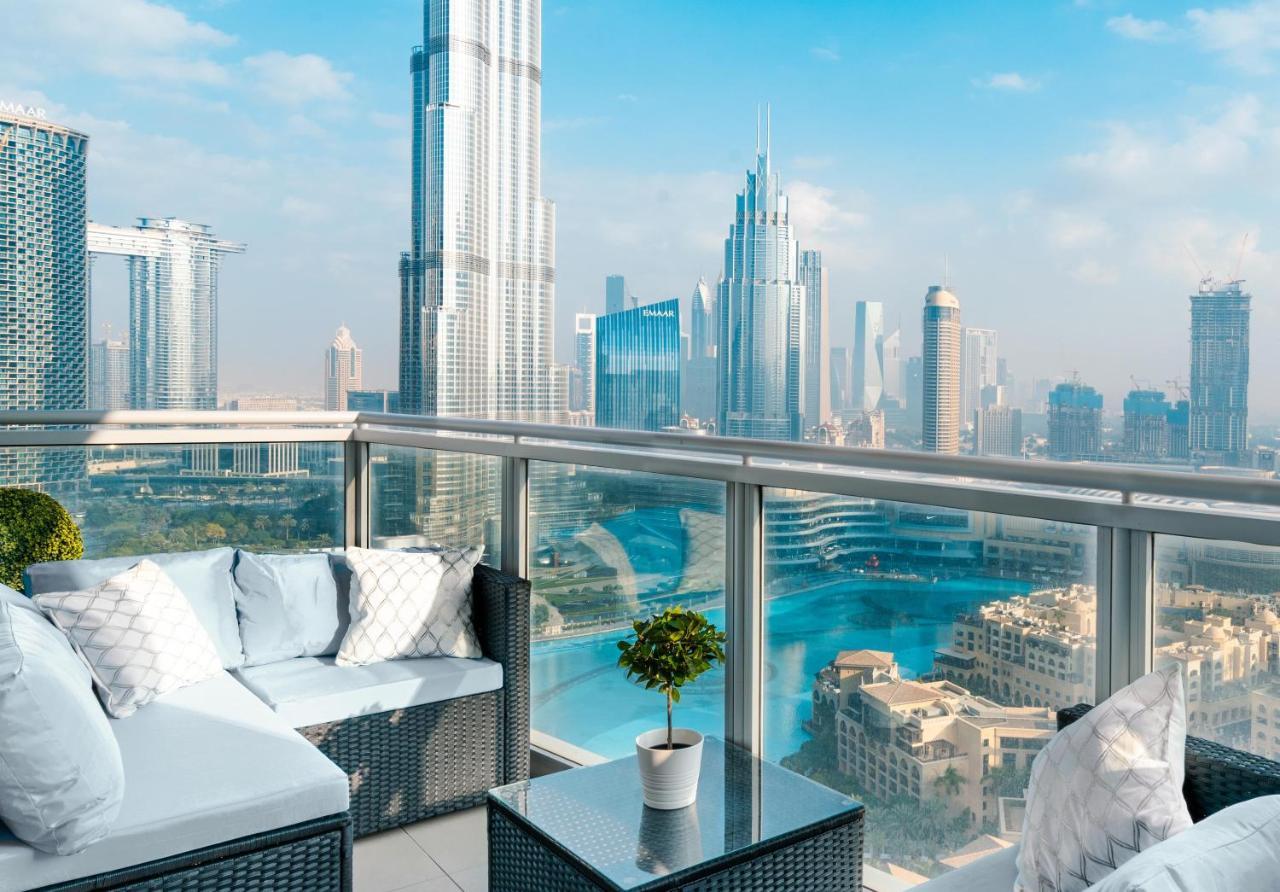 Elite Royal Apartment - Full Burj Khalifa & Fountain View - Palace Dubái Exterior foto